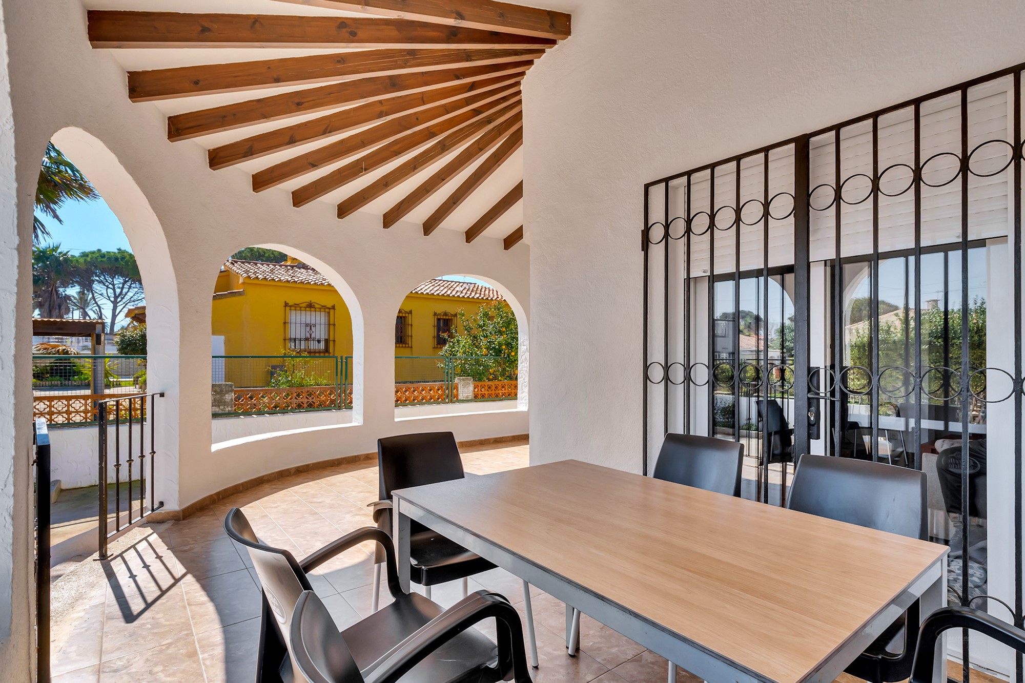 Three Bedroom Villa in Denia, Front Line Beach Location