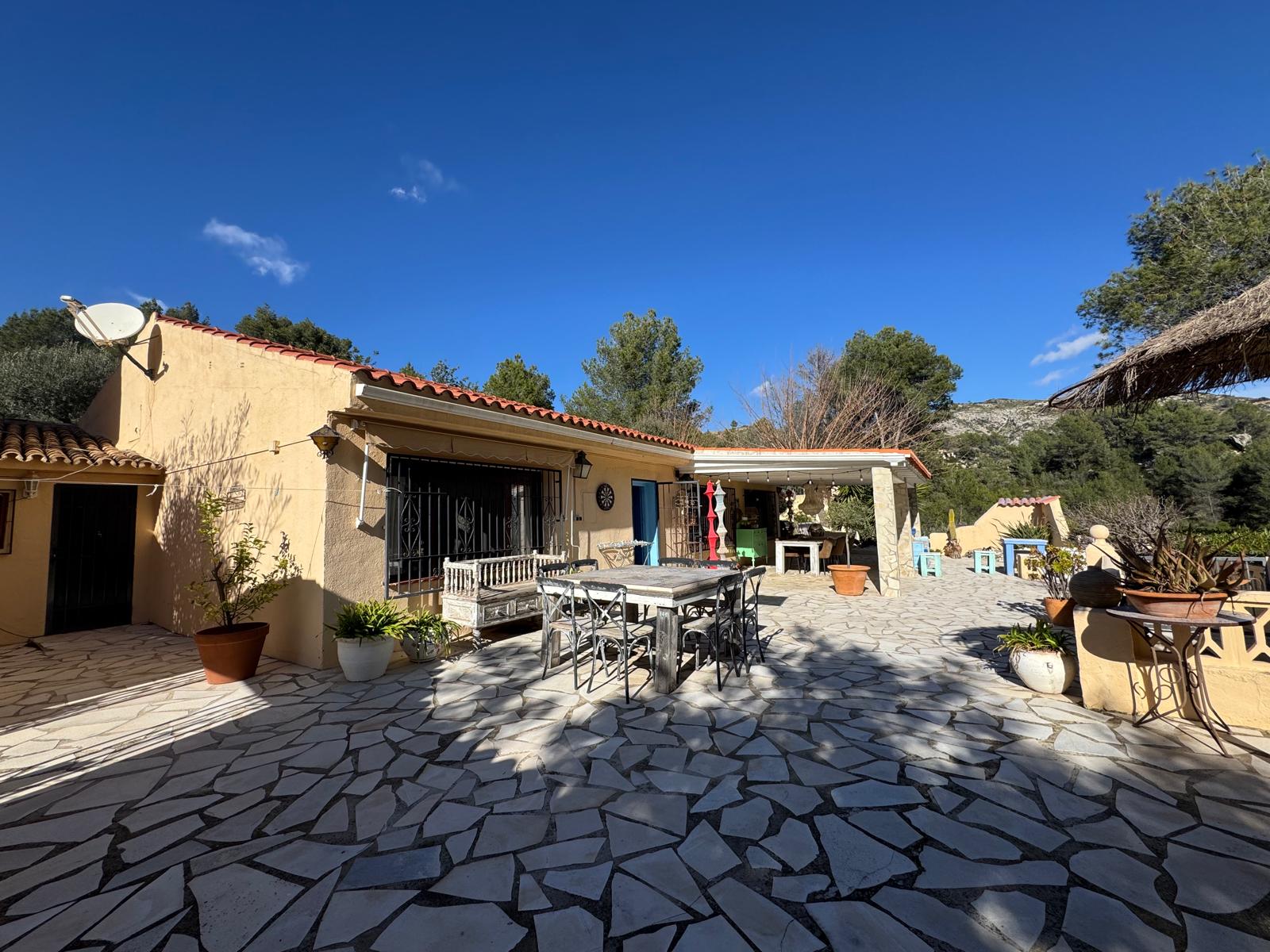 Five Bedroom Villa with Two Houses in Castell de Castells, Pool