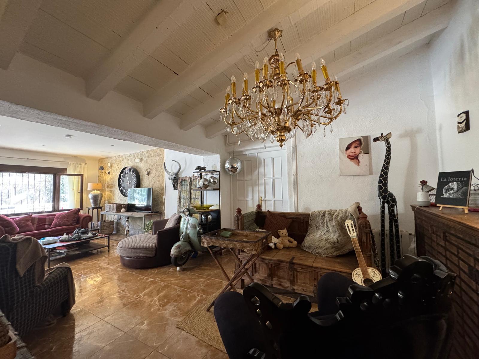 Five Bedroom Villa with Two Houses in Castell de Castells, Pool