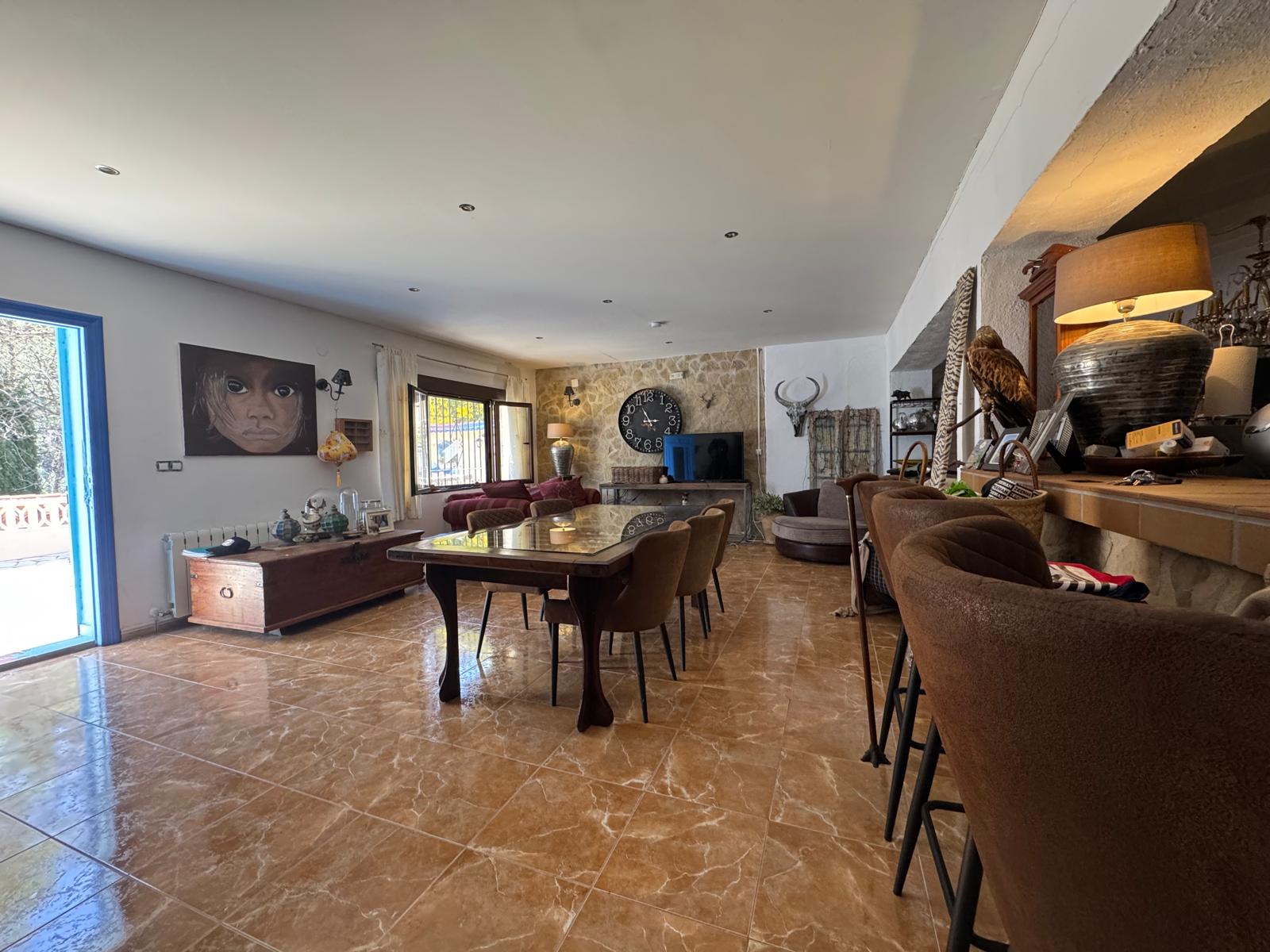 Five Bedroom Villa with Two Houses in Castell de Castells, Pool