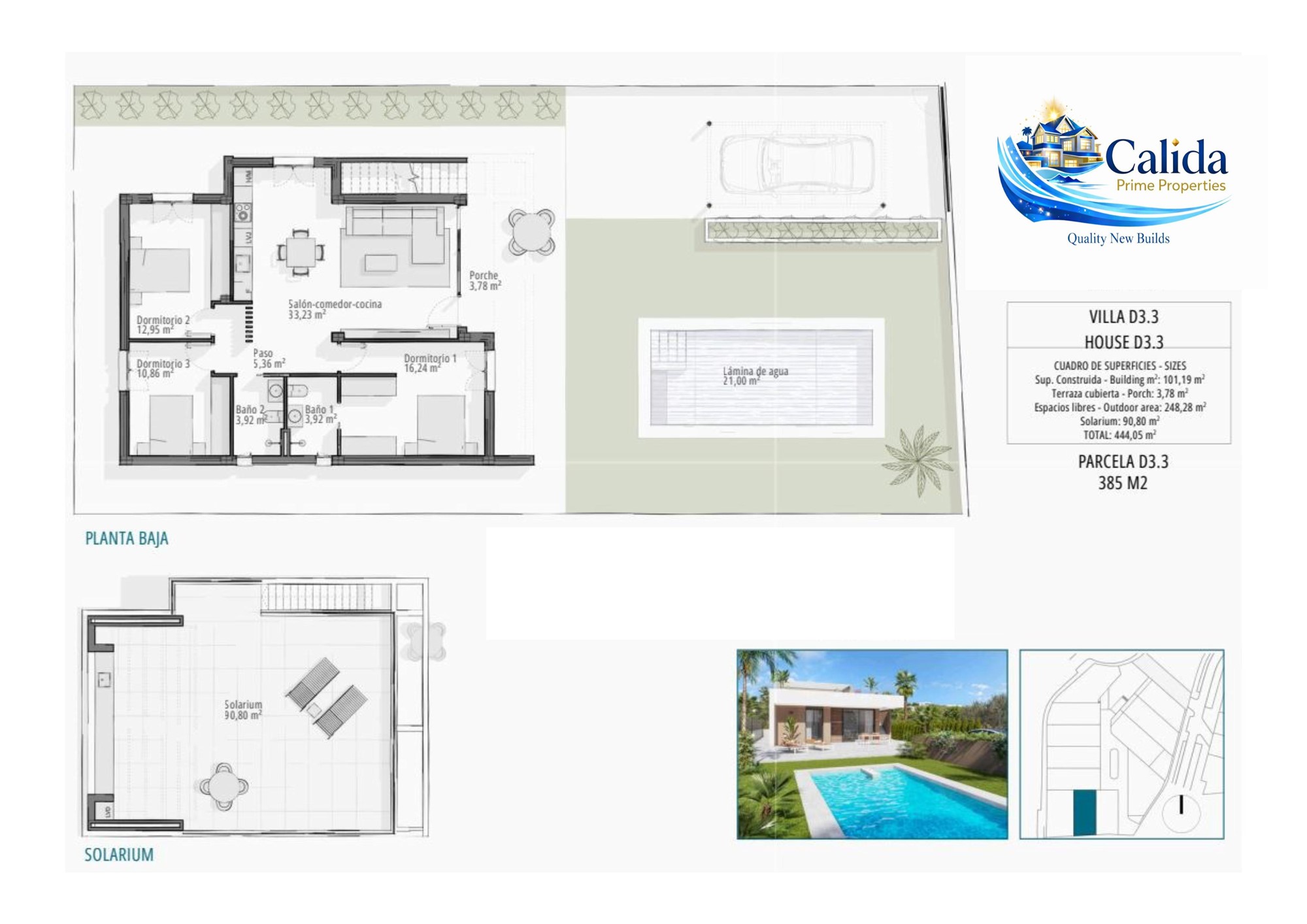 Calida Prime Properties
