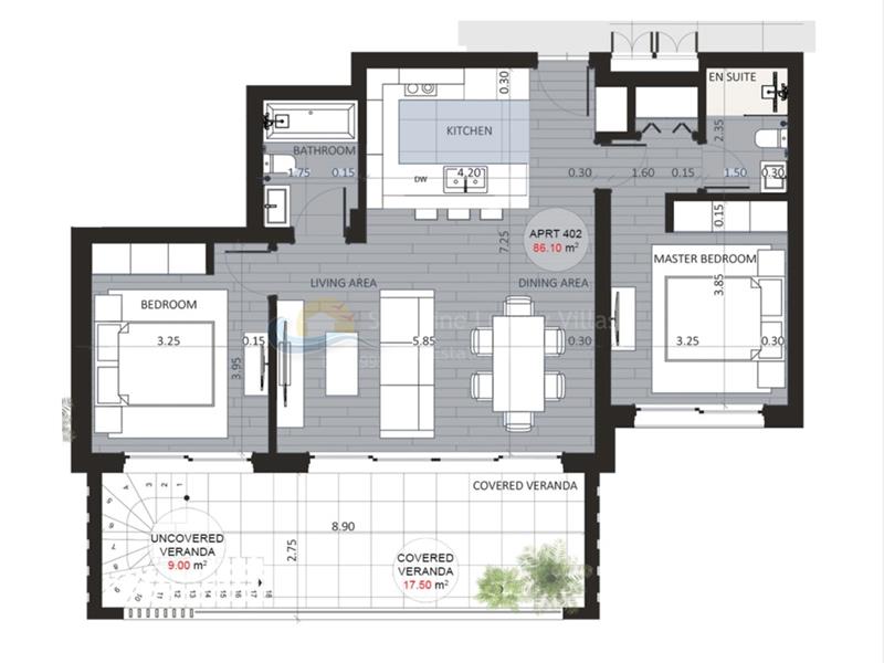 Penthouse in Germasogeia