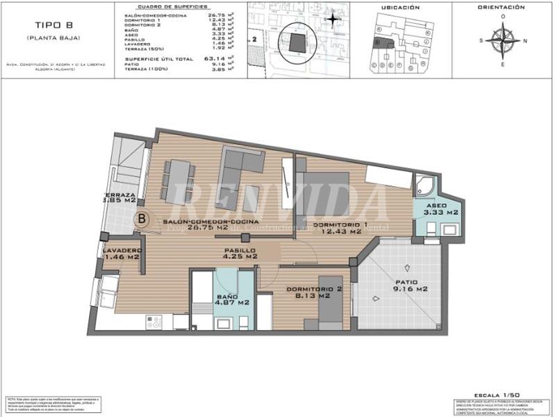 Flats for sale Algorfa