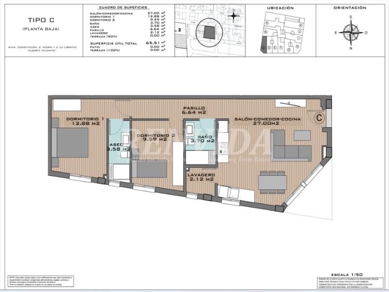 Penthouses for sale Algorfa