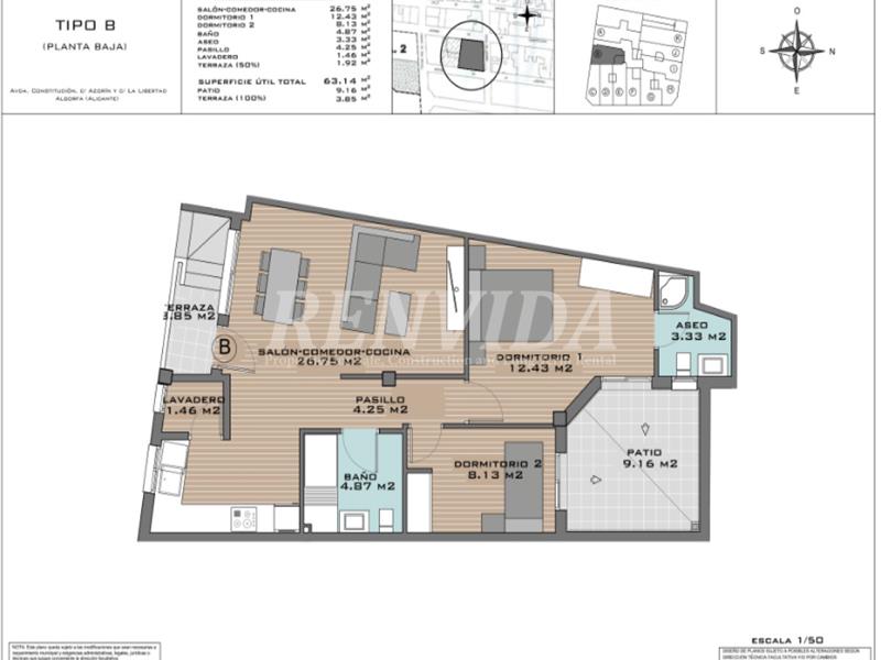 Apartment for sale Algorfa
